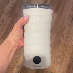 White Electric Milk Frother